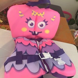 Speedo Pink and Purple Kids Swim Vest